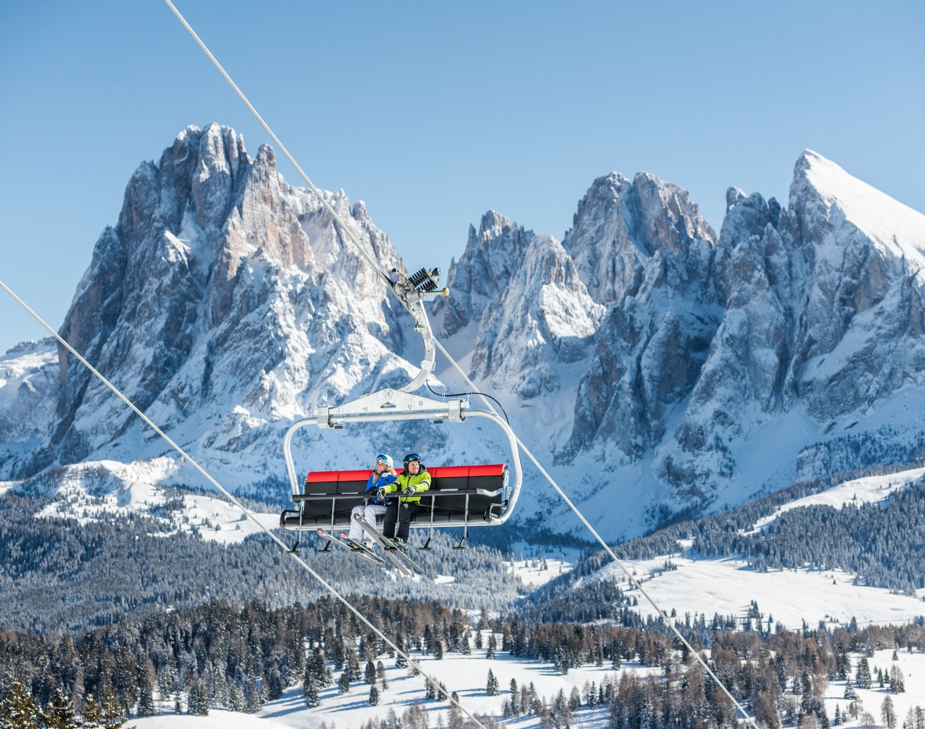 Winter holidays in the Dolomites